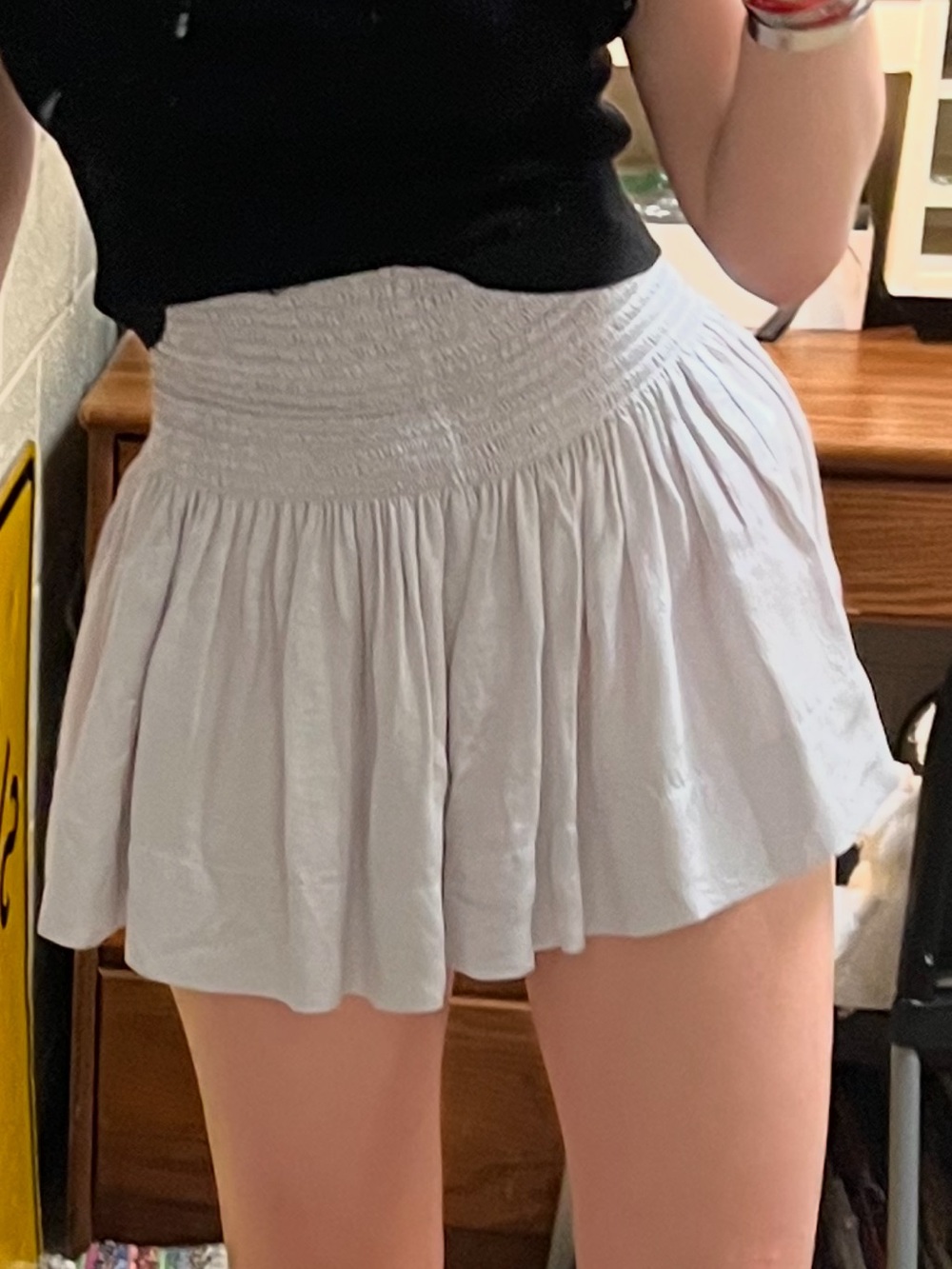 Koch - Erica Skirt Silver Pearl - Size Medium